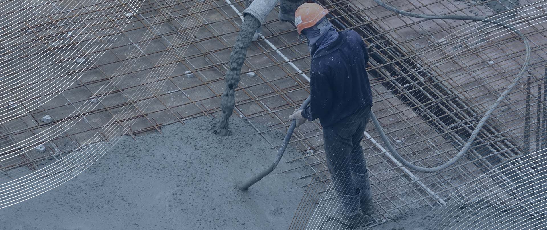 Representação do produto Tela nervurada em aplicação na obra